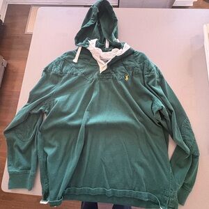 Ralph Lauren Green Hooded Sweatshirt